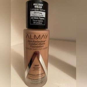 Almay Skin Perfecting Comfort Matte Foundation 200 Neutral Honey